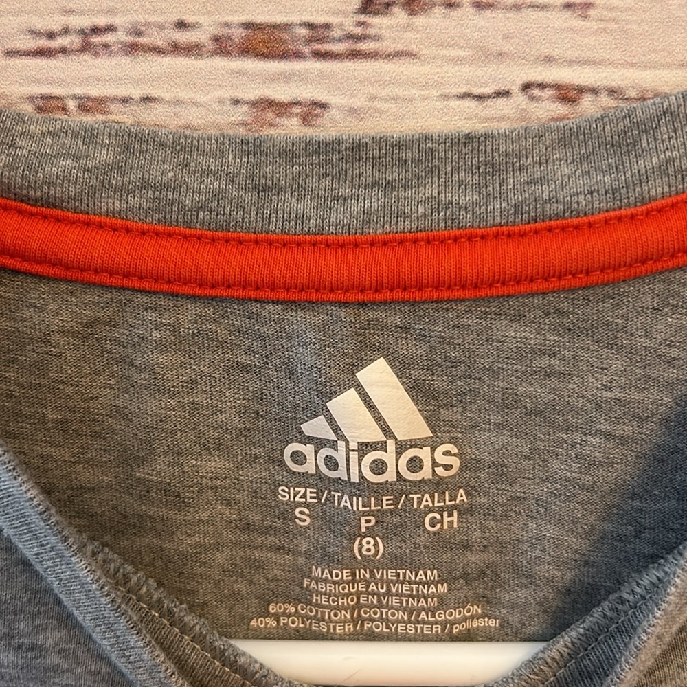 Adidas Boys Graphic Shirt Size Small/8 - Picture 6 of 11